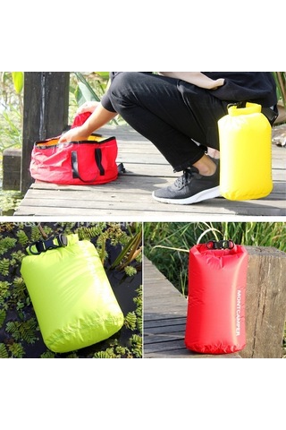 Novahub 3'lü Su Geçirmez Çanta Seti - Kamp, Tekne Ve Doğa Yürüyüşleri İçin Hafif Ve Dayanıklı 3l+5l+10l Çok Renkli Çok Renkli