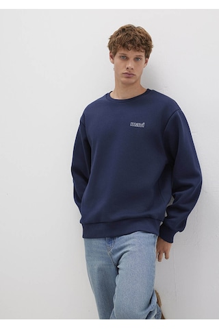 Mavi Baskılı Koyu Lacivert Erkek Sweatshirt M0s10379-70488 Koyu Lacivert