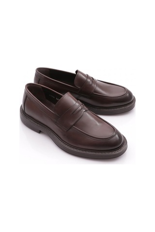 Dgn 2583 Erkek Loafer Ayakkabı Kahve Antik