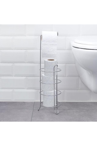 Suntel Yedekli Tuvalet Kağıtlığı Gri