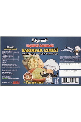 Sebzemist Sarımsak Püresi Ezmesi 1 KG