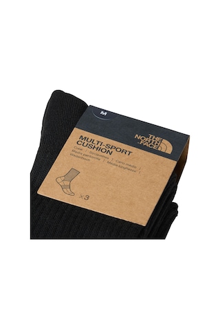 The North Face Multi Sport Cush Crew Sock 3p Unisex Çorap-28136 Siyah
