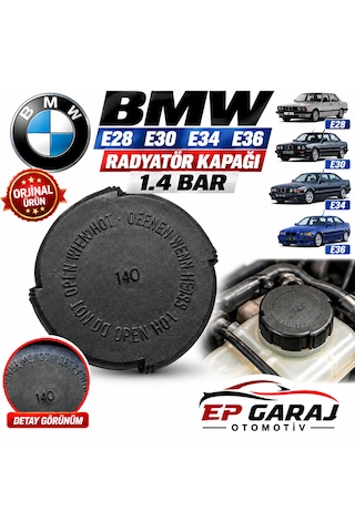 Bmw E28 E30 E34 E36 Radyatör Kapağı 1.4 Bar