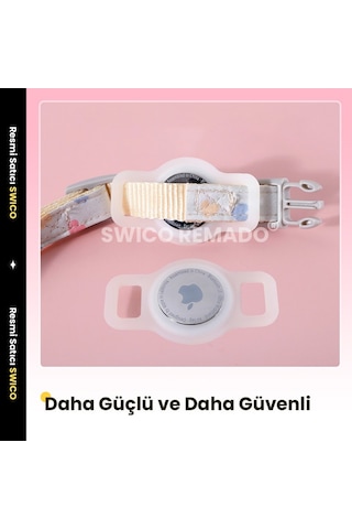 Soulader Kedi Tasması Ve Köpek Tasması Airtag Kılıfı - Evcil Hayvan Tasması İçin Apple Airtag Tutucu Aksesuar