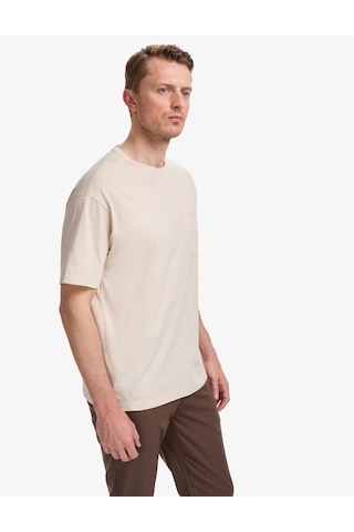 Pierre Cardin Erkek Bej Tişört Basic 50325300-vr011