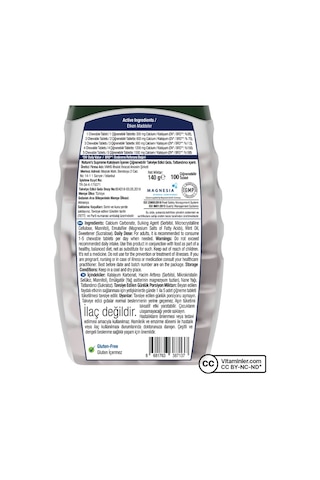 Natures Supreme Digest Ease 100 Çiğnenebilir Tablet Nane