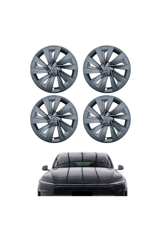 Tesla Juniper Halycon Jant Kapağı Seti 19 İnç Mat Siyah
