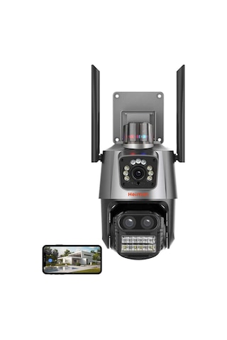 Heiman Hm-42 6mp 8x Zoom Wifi Onvif 2 Kameralı Dış Mekan Ptz Kame