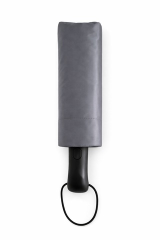 Ergonomik Saplı 10 Telli Otomatik Şemsiye Gri