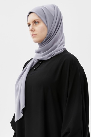 Altobeh Düz Şifon Şal Gri