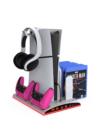 Tp5-3570 Ps5 Soğutucu Organizatör 2 Fanlı Stand Kol Şarj Edici St