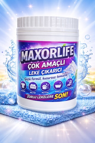 Maxorlife Çok Amaçlı Toz Leke Pas Çıkarıcı 1 KG