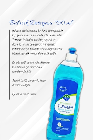 Bulaşık Deterjanı Turmepa 750 Ml 5 Al 4 Öde Ve Rosie Pamuk