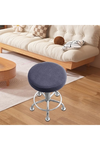 Suntek Magideal Bar Taburesi Kapakları Minderleri Dia.12 14" Mavi gri