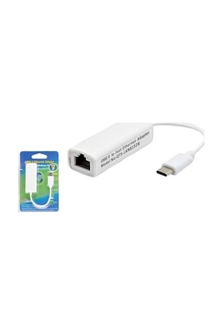 Taplın Type-c To Rj45 Ethernet Usb 2.0 100mbps Type-c Çıkışını Internet Soketi Çevirici Dönüştürücü