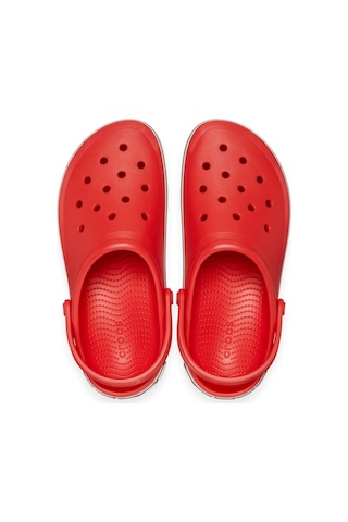 Crocs 209651 Off Court Logo Clog Kırmızı Erkek Terlik Kırmızı