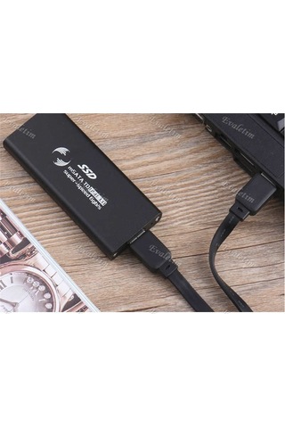 Msata To Usb 3.0 Ssd Harddisk Kutusu 5053A Mini Pci-E Hdd Hard Disk
