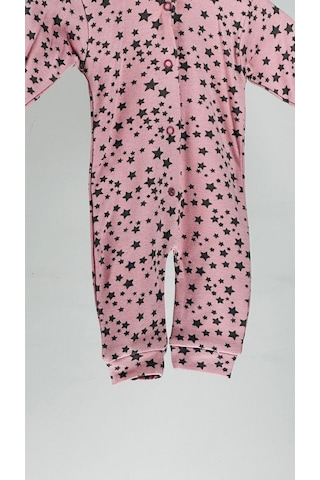 %100 Pamuklu Uzun Kollu Bebek Tulum 001