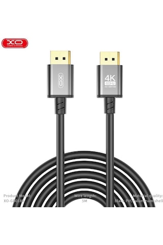 Gb018b Dp - Dp Metal Kablo 4k - 5m Veri Aktarımım Kablosu - 1080p Full Hd Görüntü Aktarıcı