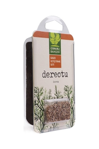Osmanlı Bahçesi Yerli Dereotu Tohumu Yetiştirme Seti