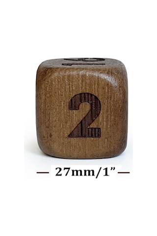 Helena Wood Art Ahşap Vido Zar 27x27mm