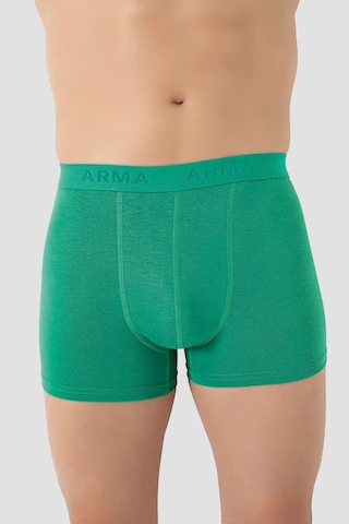 Floranova Premium Rahat Kombin Sade Erkek Yeşil Bambu Boxer 3'lü Paket