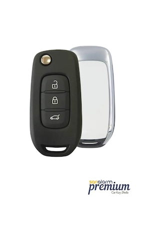 Premium Renault Dacia Kumanda Kabı Kasası 3 Buton