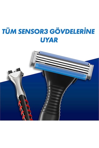 Sensor3 Plus Comfort 2 Makine +16 Adet Yedek Tıraş Bıçağı+ 200 Ml Köpük+çanta