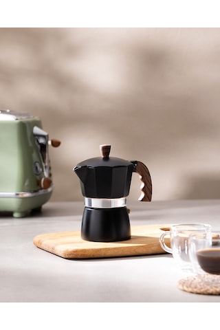 Laurina Moka Pot - Siyah - 150 Ml