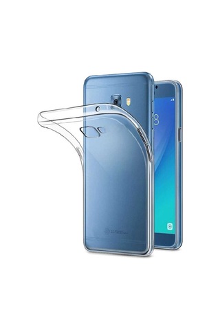 Samsung Galaxy Uyumlu C7 Kılıf Kamera Korumalı Süper Silikon Kılıf
