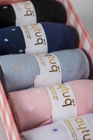 Aytuğ Kadın Modal 5 Çift Özel Kutulu Patik 33242