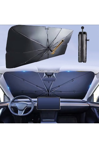Mi'umbrella Araç Ön Cam Güneşliği Katlanabilir Saplı 140 x 80
