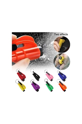 Novahub Araba Kurtarma Kiti: Emniyet Çekiç, Cam Kırıcı, Emniyet Kemer Kesici, Yay Tipi Çekiç, Anahtarlık, Acil Kurtarma