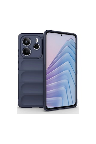 Xiaomi Redmi Note 14 4g Uyumlu Kılıf Optimum Silikon - Lacivert