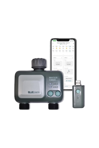 Johgee Bahçe Sulama Bilgisayarı, Wifi Hub, 2 Çıkış, Su Geçirmezlik Ipx5, Otomatik Sulama, Bahçe, Çim İçin Su Z Genel
