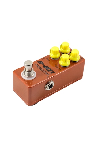 Suofeng Elektro Gitar Efekt Pedalı - Çinko Alaşım, Portakal Renk, Kazanç/tiz/bas/ses Kontrollü