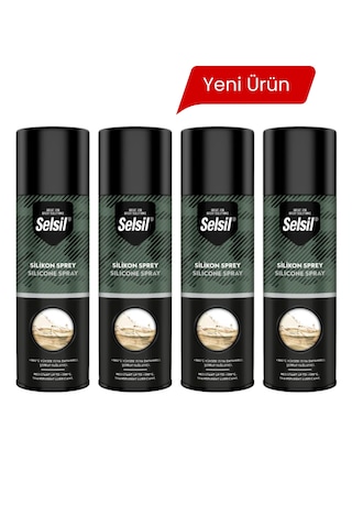 4x Silikon Sprey 500 Ml 1 adet