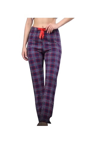 Pijama Altı Modal Ring Viskon Kumaş-ekose Desenli Çok Renkli