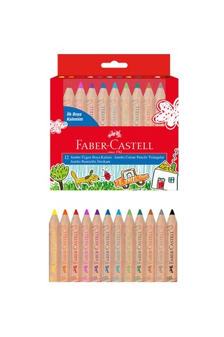 Faber-Castell Okul Öncesi Jumbo Boyama Seti 6 Parça – Renkli İlk Boyama Deneyimi