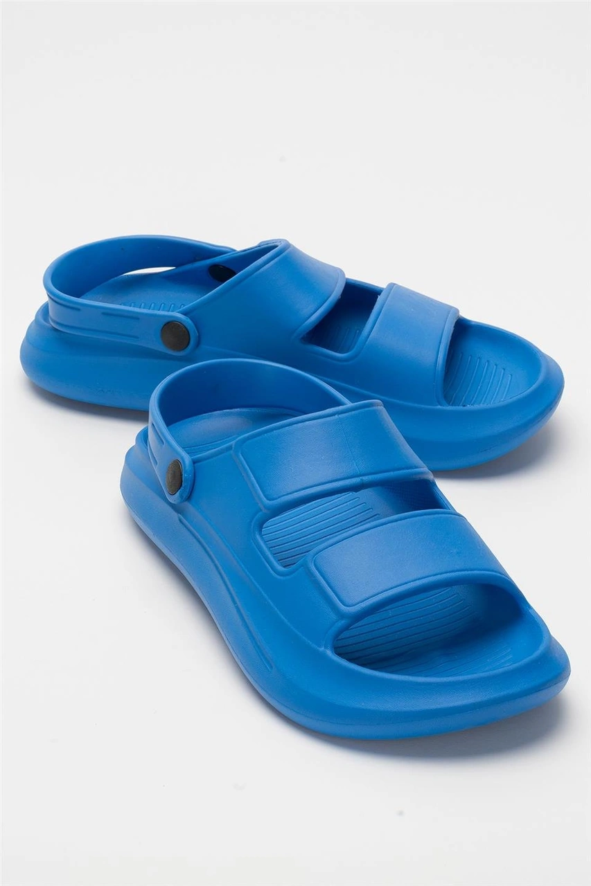 Unisex Ortopedik Deniz Havuz Terliği Sandalet Mavi MAVI