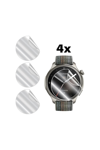 Amazfit Balance İle Uyumlu Ipg Ekran Koruyucu 4 Adet