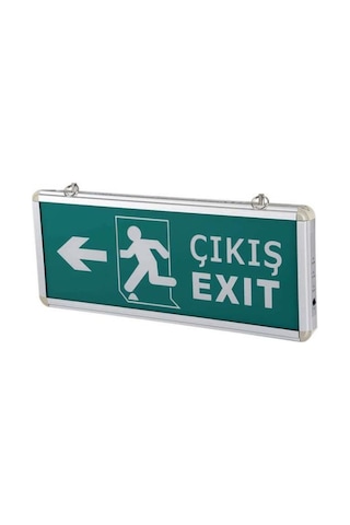 Cata Ct-9170 Sağ+Sol Çıkış Exit Levhası Şarjlı Ledli