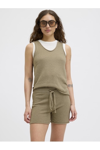 Jack & Jones Kadın Kalin Askili Triko Bluz - Amara - 12275494 Coriander