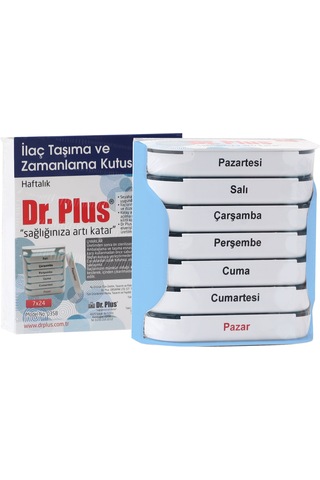 Dr Plus Haftalık İlaç Kutusu 7 x 24