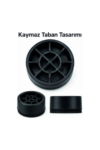 4 Adet Kaymaz Çamaşır Makinesi Ayak Altlığı - Lisinya
