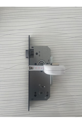 Sessiz İç Oda Kapı Kilidi Siyah 40mmx23mm