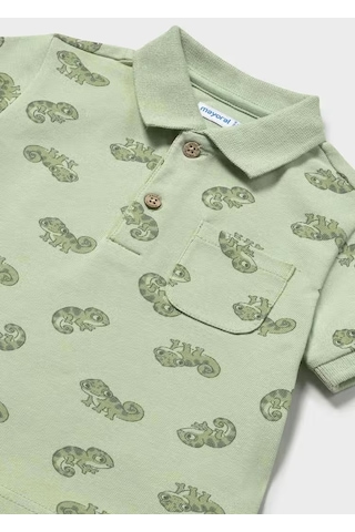 Mayoral Erkek Çocuk Polo T-shirt 1108 Yeşil