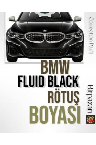 Bmw 668 Siyah - Çizik Giderici Fırçalı Rötuş Boyası 20 Ml - 1,2,3,4,5,6,7,x Serileri