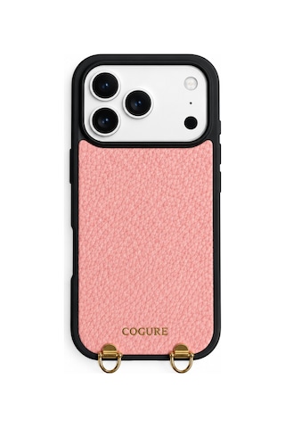 Hera Apple Uyumlu iPhone 18 Pro / 17 Pro Uyumlu Cepli Gözlük Telefon Askısı Ve Kılıf 2'li Pembe Set