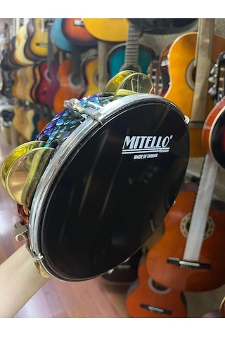 Renkli Zilli Tef - Siyah Mitello Filmli Kod6410